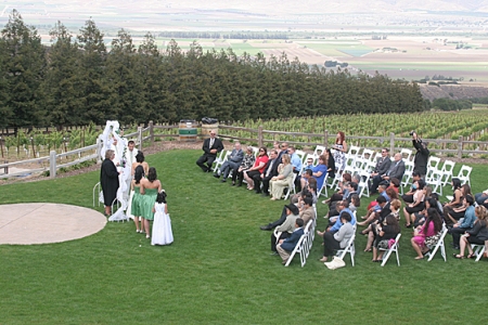 Wedding photo Hahn Winery Soledad CA
